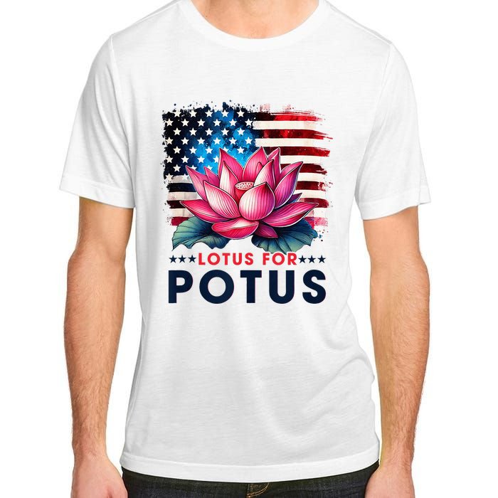 Lotus For Potus President Election Vote Adult ChromaSoft Performance T-Shirt