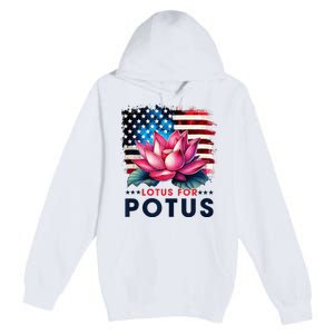 Lotus For Potus President Election Vote Premium Pullover Hoodie