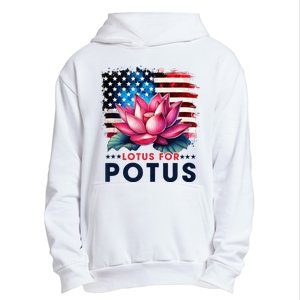 Lotus For Potus President Election Vote Urban Pullover Hoodie