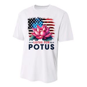 Lotus For Potus President Election Vote Performance Sprint T-Shirt