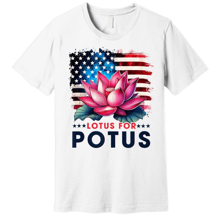 Lotus For Potus President Election Vote Premium T-Shirt