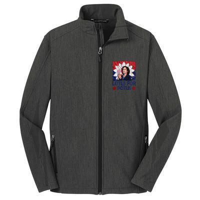 Lotus For Potus Kamala Harris 2024 Core Soft Shell Jacket