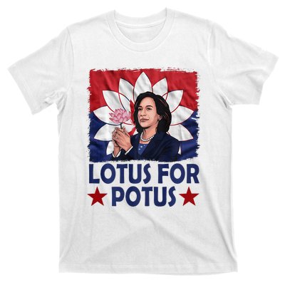 Lotus For Potus Kamala Harris 2024 T-Shirt