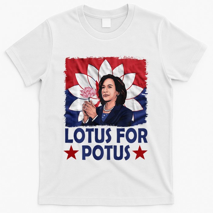 Lotus For Potus Kamala Harris 2024 T-Shirt