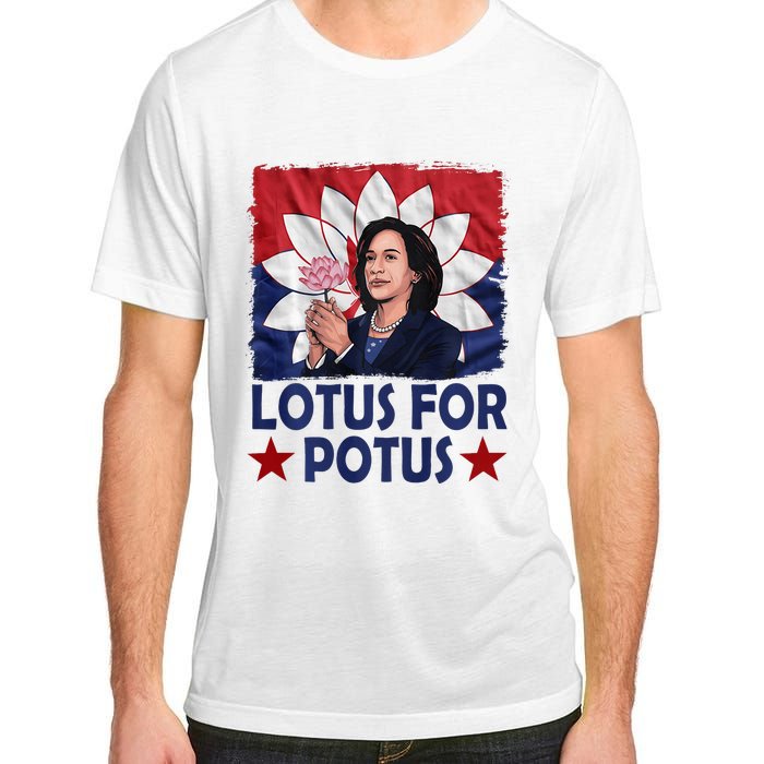 Lotus For Potus Kamala Harris 2024 Adult ChromaSoft Performance T-Shirt