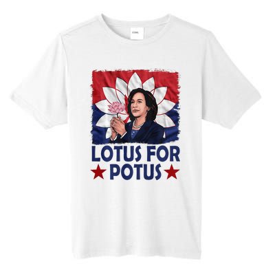 Lotus For Potus Kamala Harris 2024 Tall Fusion ChromaSoft Performance T-Shirt