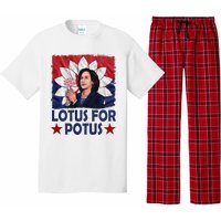 Lotus For Potus Kamala Harris 2024 Pajama Set