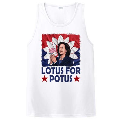 Lotus For Potus Kamala Harris 2024 PosiCharge Competitor Tank