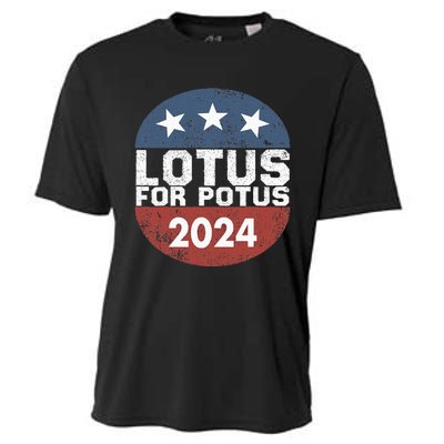 Lotus For Potus Kamala Harris 2024 Cooling Performance Crew T-Shirt