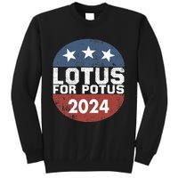 Lotus For Potus Kamala Harris 2024 Sweatshirt