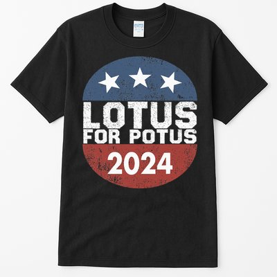 Lotus For Potus Kamala Harris 2024 Tall T-Shirt