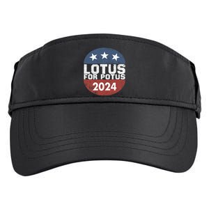 Lotus For Potus Kamala Harris 2024 Adult Drive Performance Visor