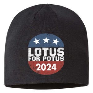 Lotus For Potus Kamala Harris 2024 Sustainable Beanie