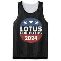 Lotus For Potus Kamala Harris 2024 Mesh Reversible Basketball Jersey Tank