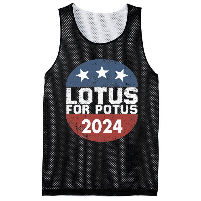 Lotus For Potus Kamala Harris 2024 Mesh Reversible Basketball Jersey Tank