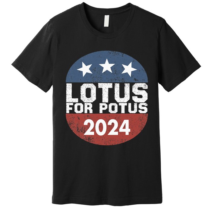 Lotus For Potus Kamala Harris 2024 Premium T-Shirt