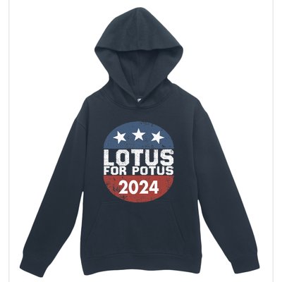 Lotus For Potus Kamala Harris 2024 Urban Pullover Hoodie