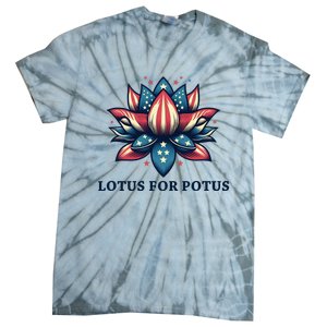 Lotus For Potus Usa Election Tie-Dye T-Shirt