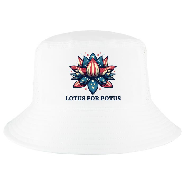Lotus For Potus Usa Election Cool Comfort Performance Bucket Hat