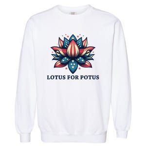 Lotus For Potus Usa Election Garment-Dyed Sweatshirt