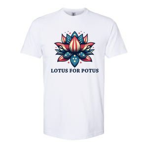 Lotus For Potus Usa Election Softstyle CVC T-Shirt