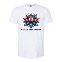 Lotus For Potus Usa Election Softstyle CVC T-Shirt