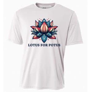 Lotus For Potus Usa Election Cooling Performance Crew T-Shirt