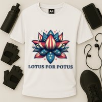 Lotus For Potus Usa Election Cooling Performance Crew T-Shirt