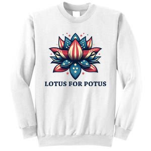 Lotus For Potus Usa Election Sweatshirt