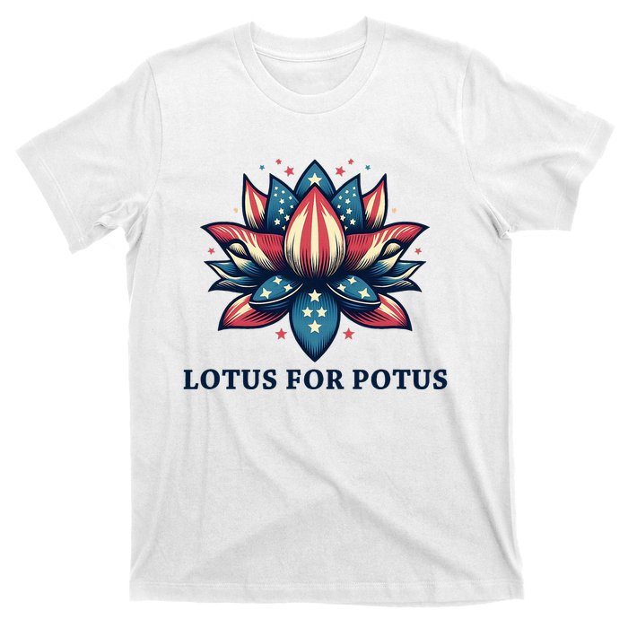 Lotus For Potus Usa Election T-Shirt