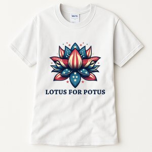 Lotus For Potus Usa Election Tall T-Shirt