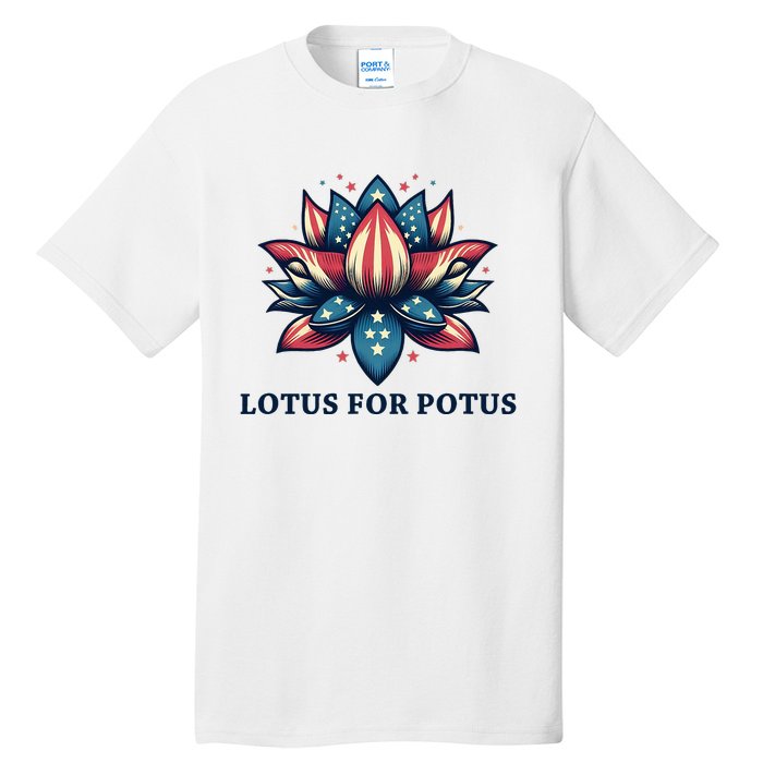 Lotus For Potus Usa Election Tall T-Shirt