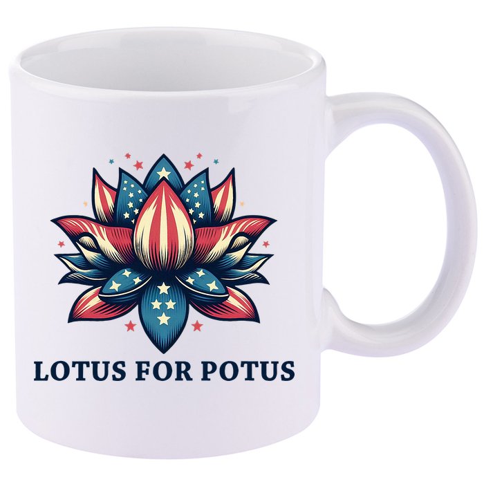 Lotus For Potus Usa Election 11oz C Handle Ceramic Mug