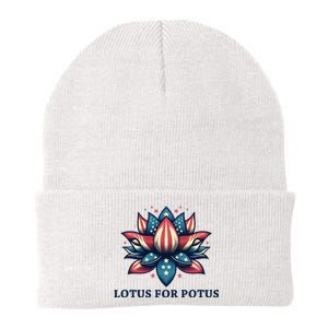 Lotus For Potus Usa Election Knit Cap Winter Beanie