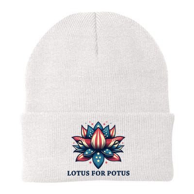 Lotus For Potus Usa Election Beanie