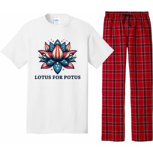 Lotus For Potus Usa Election Pajama Set