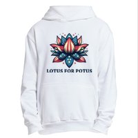 Lotus For Potus Usa Election Urban Pullover Hoodie