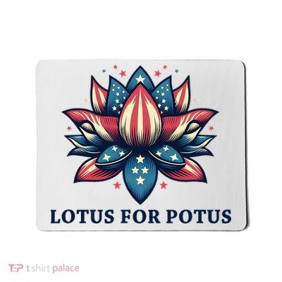 Lotus For Potus Usa Election Mousepad