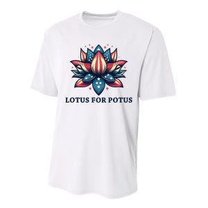 Lotus For Potus Usa Election Performance Sprint T-Shirt