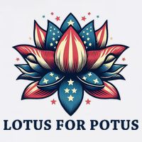 Lotus For Potus Usa Election Poster