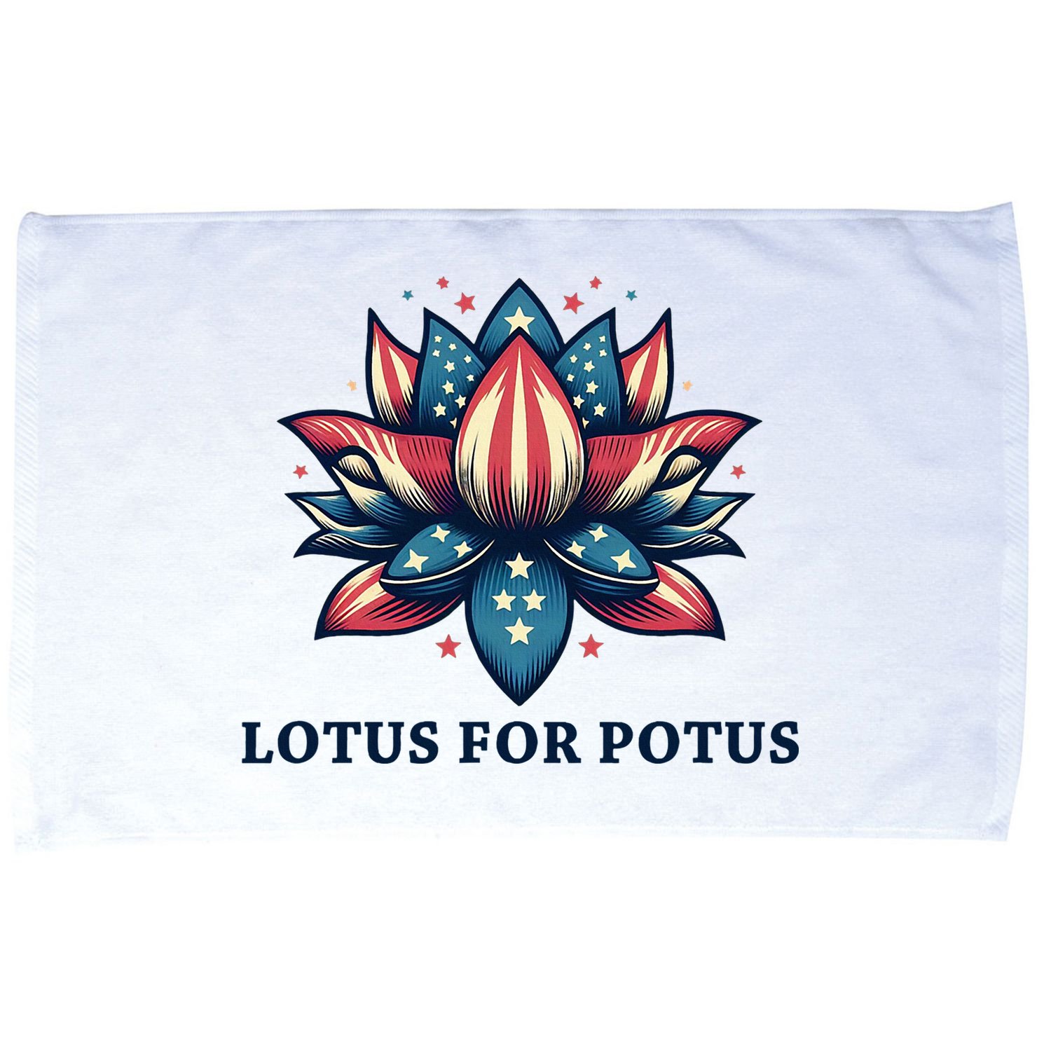 Lotus For Potus Usa Election Microfiber Hand Towel