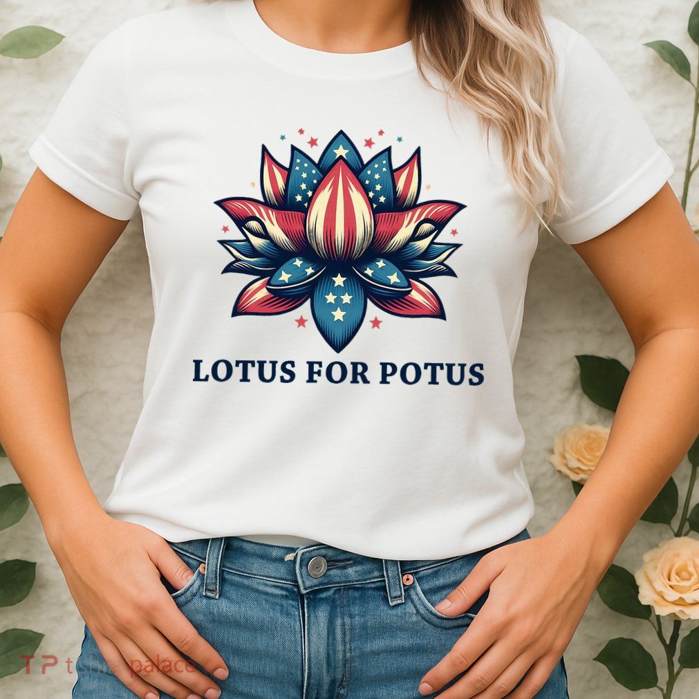 Lotus For Potus Usa Election Womens T-Shirt