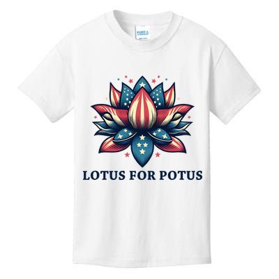 Lotus For Potus Usa Election Kids T-Shirt