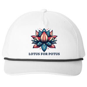 Lotus For Potus Usa Election Snapback Five-Panel Rope Hat