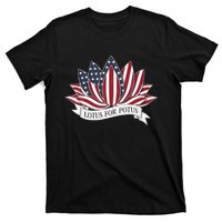 Lotus For Potus Kamala Harris 2024 President T-Shirt