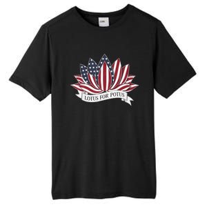 Lotus For Potus Kamala Harris 2024 President Tall Fusion ChromaSoft Performance T-Shirt