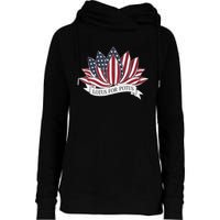 Lotus For Potus Kamala Harris 2024 President Womens Funnel Neck Pullover Hood