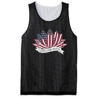 Lotus For Potus Kamala Harris 2024 President Mesh Reversible Basketball Jersey Tank