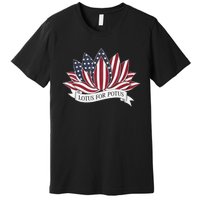 Lotus For Potus Kamala Harris 2024 President Premium T-Shirt