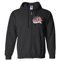 Lotus For Potus Kamala Harris 2024 President Full Zip Hoodie